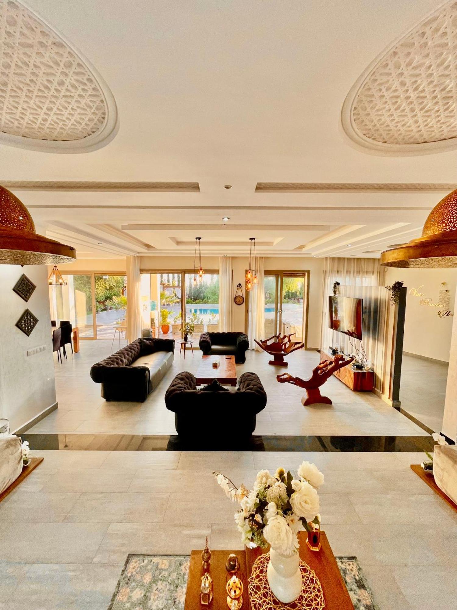 Villa Blanche Piscine Chauffée Agadir